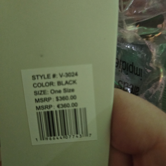 Valentino Orlandi Black and Gold Bag - Picture 9 of 9